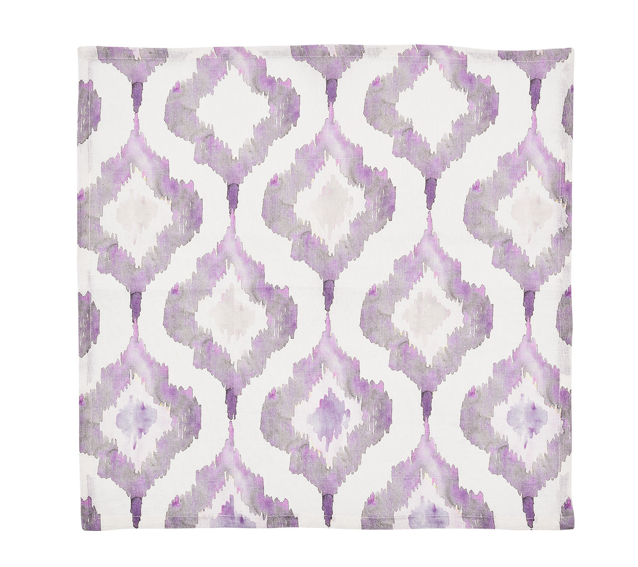 Watercolor Ikat Napkins - Lilac (Set of 4)