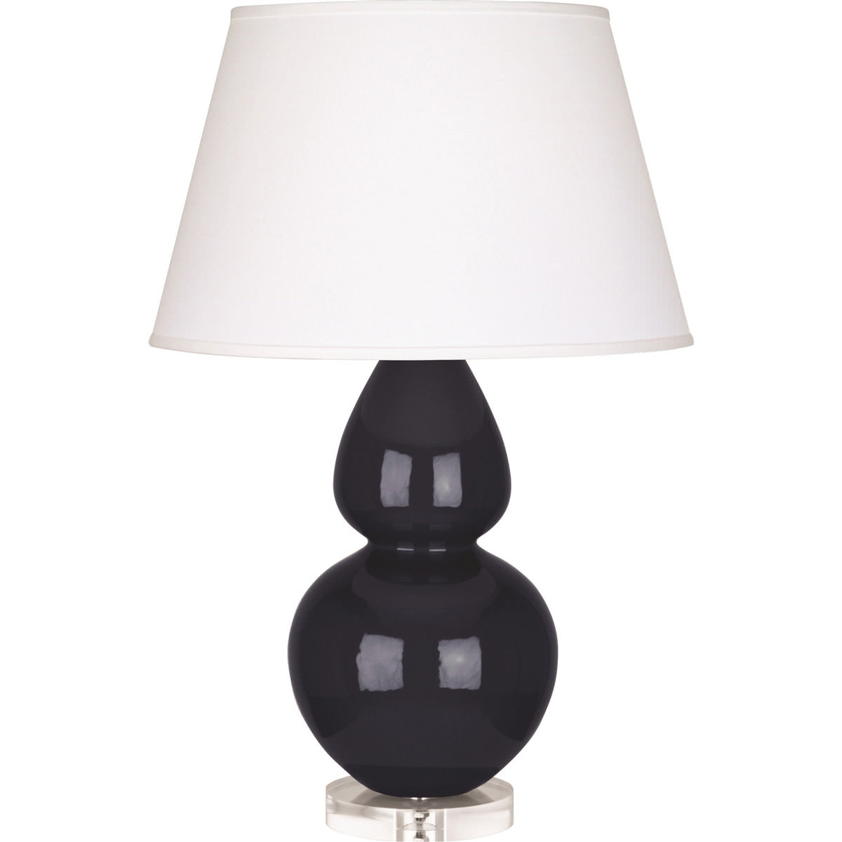 Double Gourd 30 Table Lamp-Navy