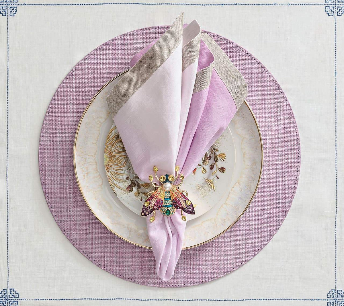 Portofino Lilac Placemats (Set of 4)