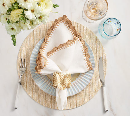 Herringbone Natural Placemats (Set of 4)