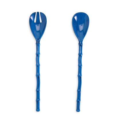 Blue Bamboo Serving Set
