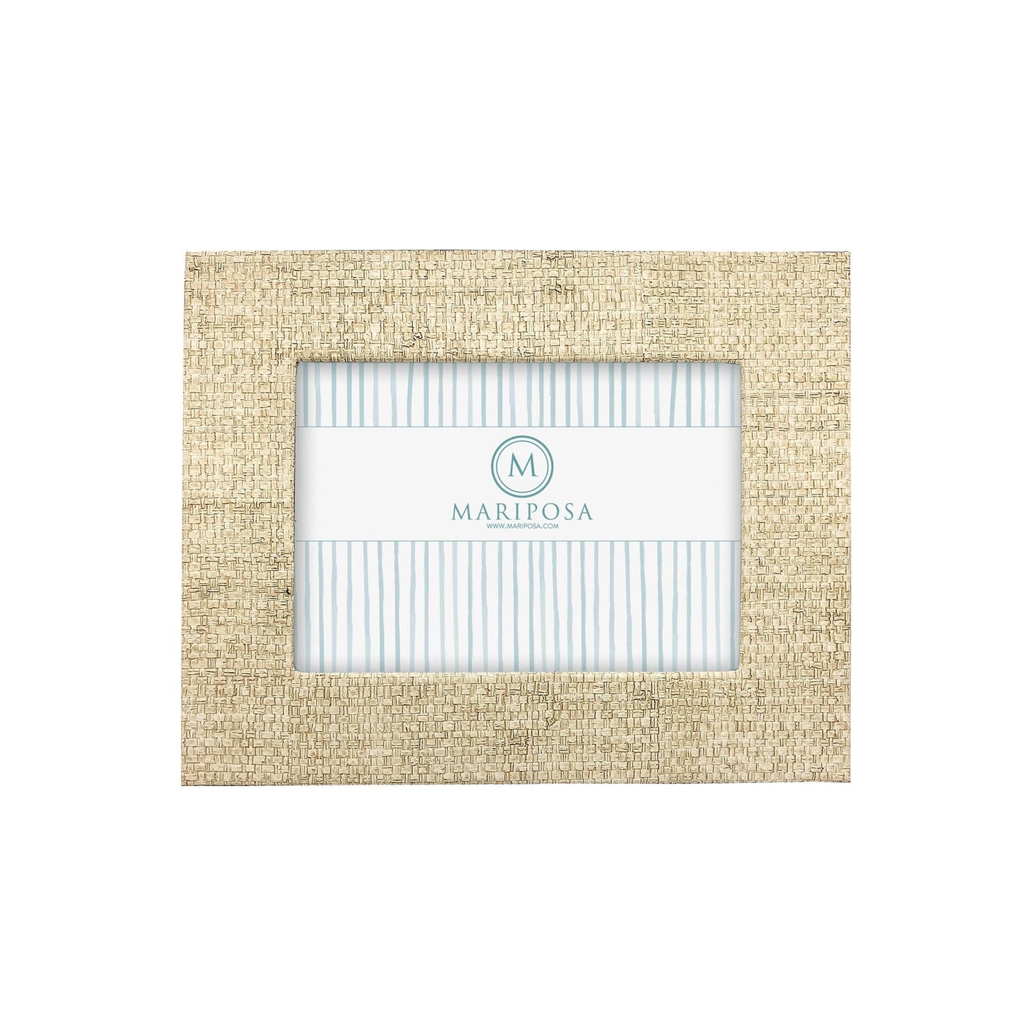 Sand Faux Grasscloth Frame