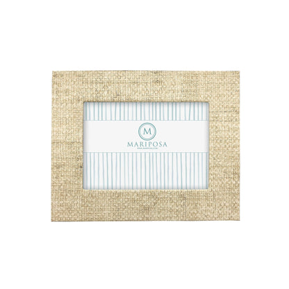 Sand Faux Grasscloth Frame