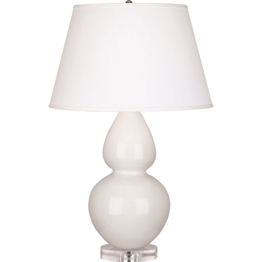 Double Gourd 30 Table Lamp - White