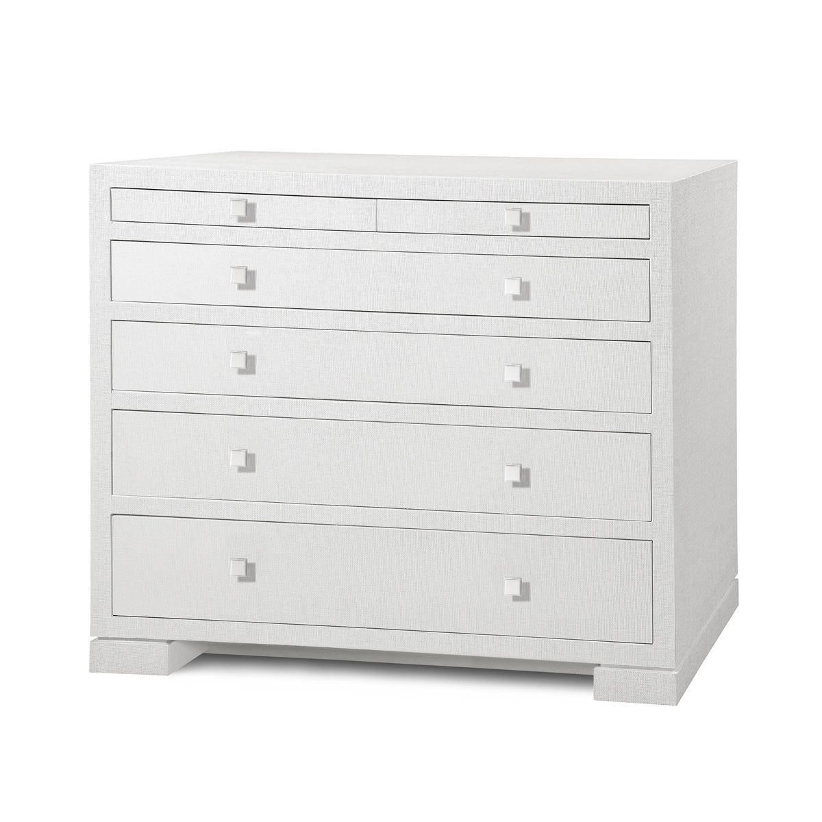 Frances 6-Drawer Textured Lacquered Chest