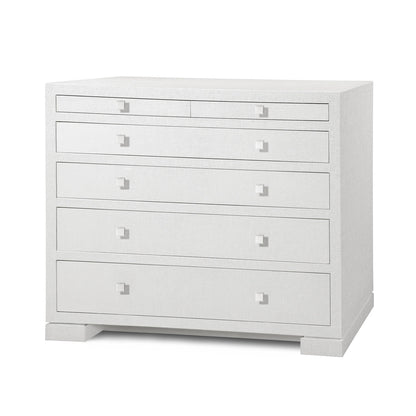 Frances 6-Drawer Textured Lacquered Chest