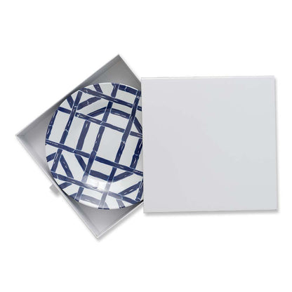 Blue Bamboo Melamine Lunch Plates (Set of 6)