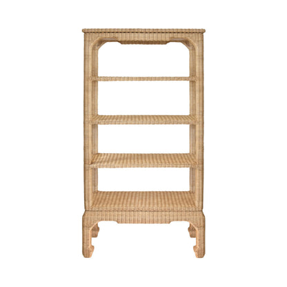 Cavalier Ming Style Woven Rattan Etagere