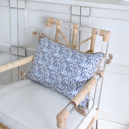 Cinder Blue Lumbar Pillow