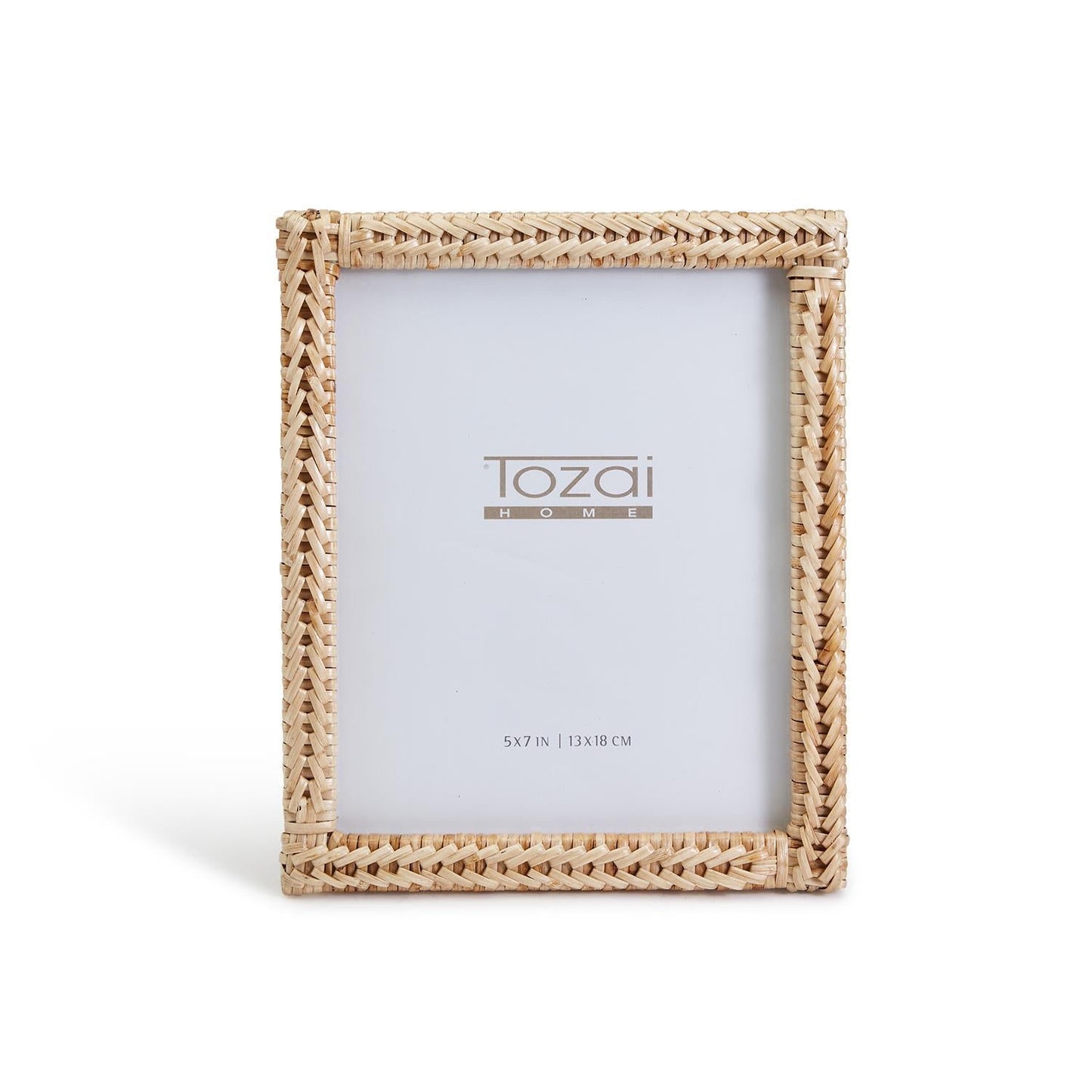 Woven Rattan Photo Frame