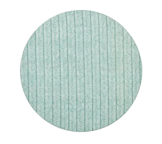 Portofino Seafoam Placemats Herringbone -  (Set of 4)