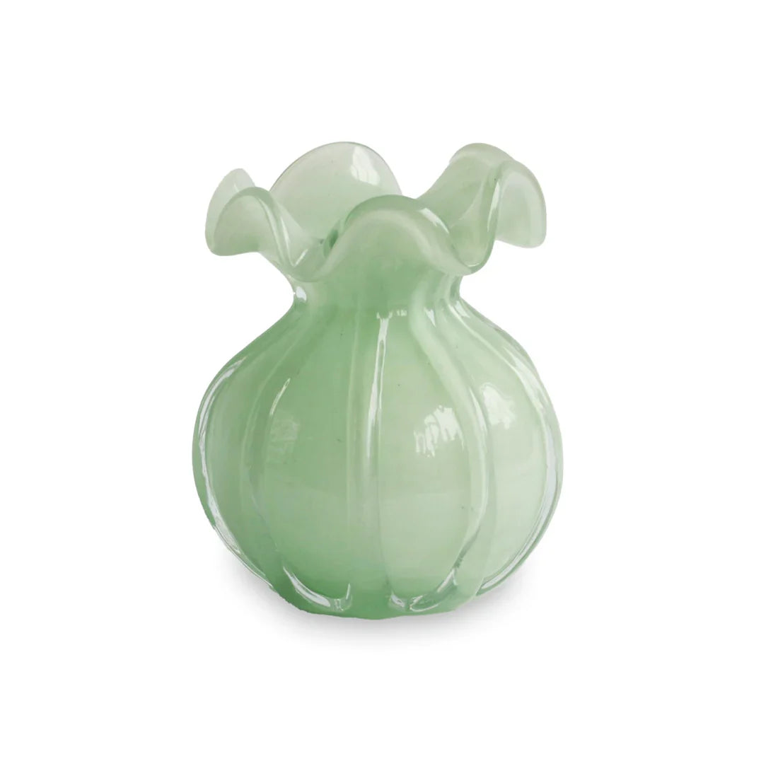 Vento Medium Round Bud Vase (Jade)