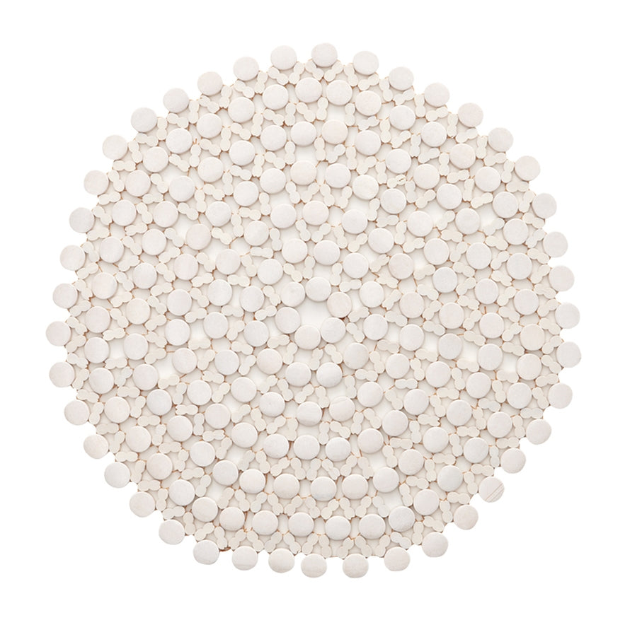 White Bamboo Placemats - Set of 4