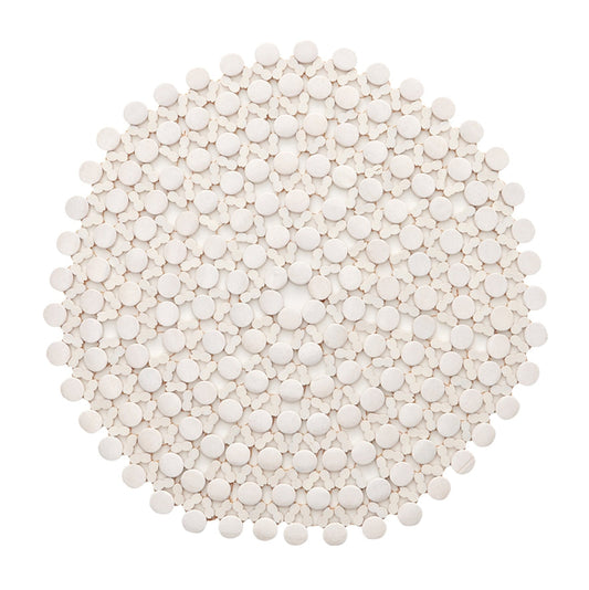 White Bamboo Placemats - Set of 4