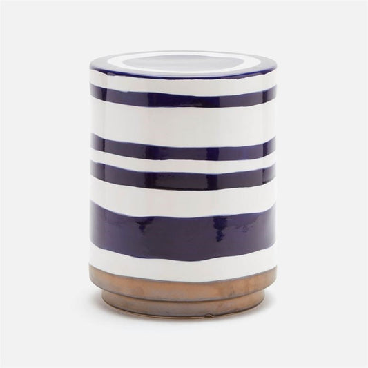 Belda Blue Ceramic Stool