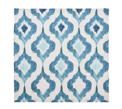 Watercolor Ikat Napkins - Blue (Set of 4)