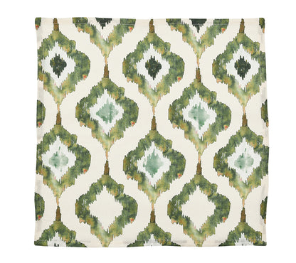 Watercolor Ikat Napkins - Olive (Set of 4)
