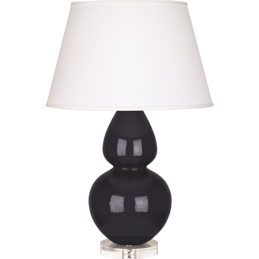 Double Gourd 30 Table Lamp-Navy