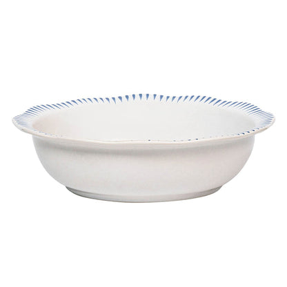 Sitio Stripe 12 Serving Bowl - Delft Blue