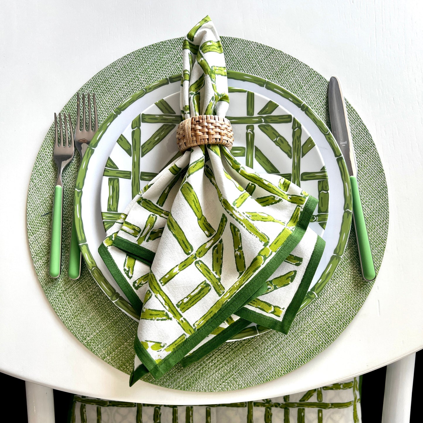 Portofino Green Placemats (Set of 4)