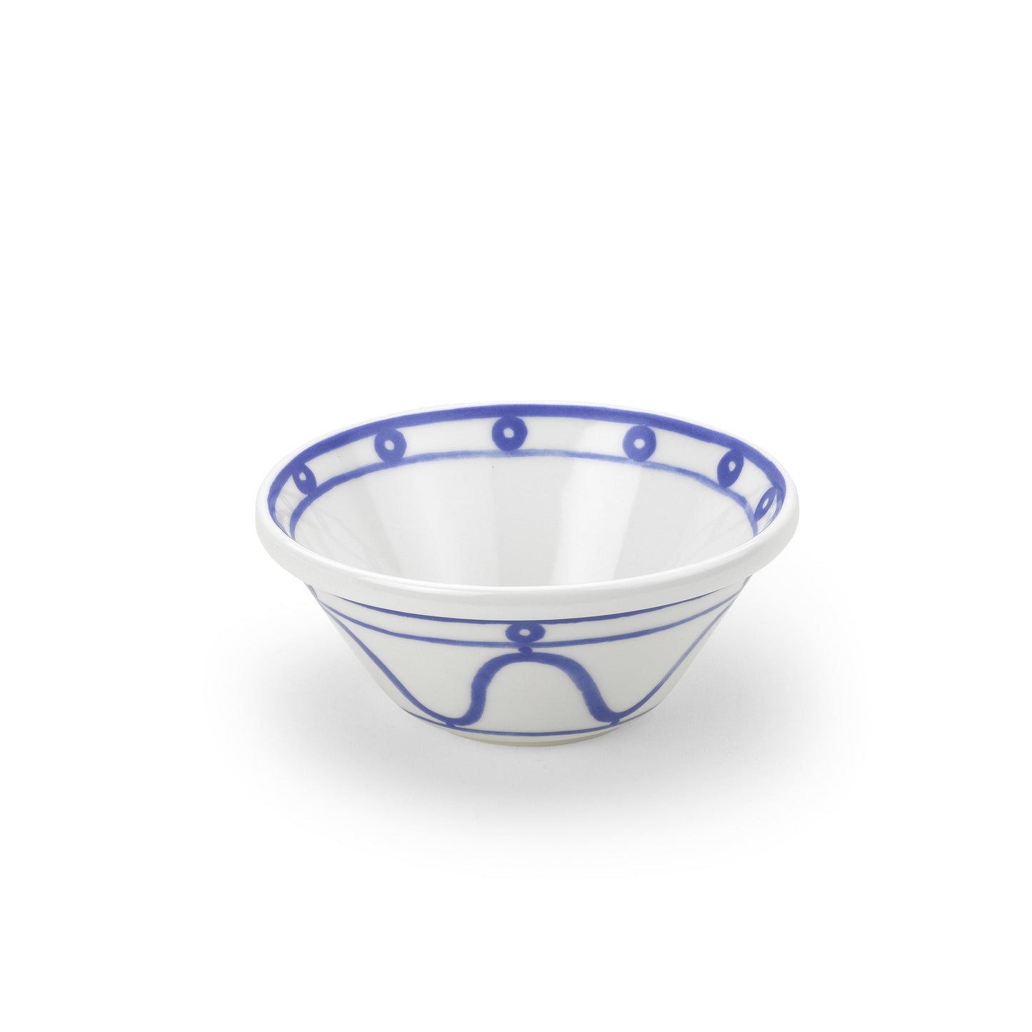 Blue Serenity Porcelain Bowls (Set of 4)