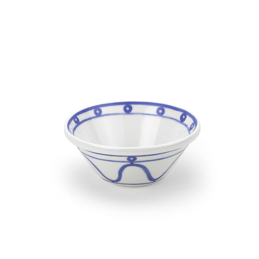 Blue Serenity Porcelain Bowls (Set of 4)