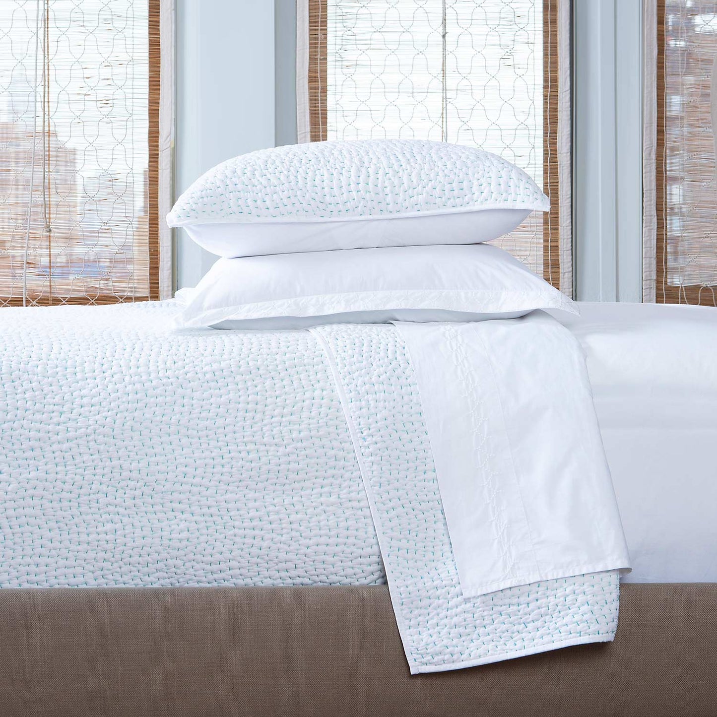 Hand Stitched Coverlet by John Robshaw